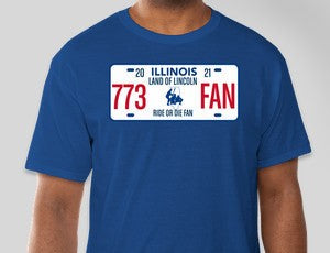 CHICAGO FAN LICENSE PLATE